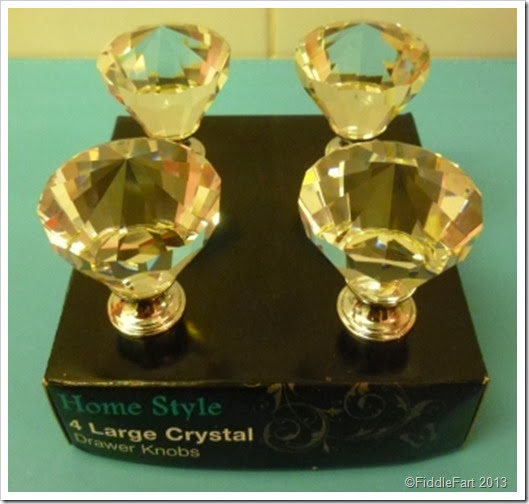 crystal drawer knobs Home Bargains