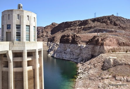 Arizona side of the dam