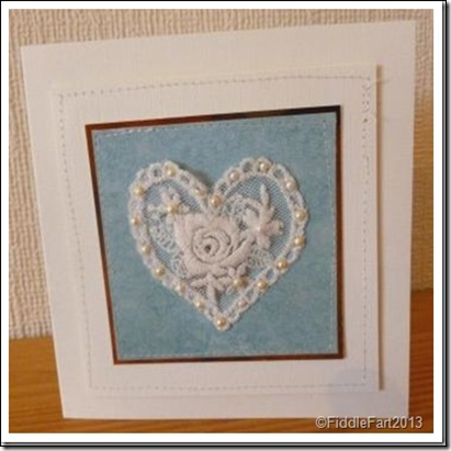 BRIDES SILVER SIXPENCE CARD