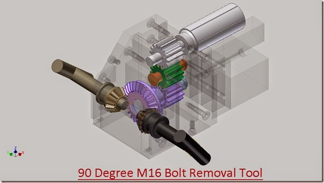 90 Degree M16 Bolt Removal Tool Design