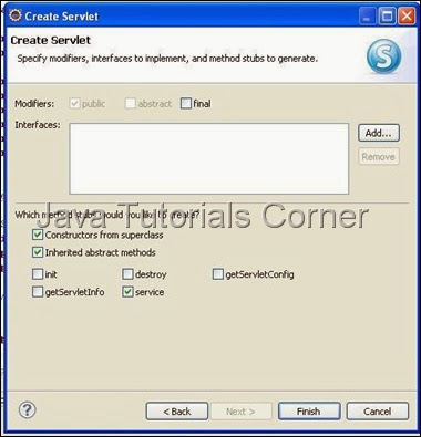 Generic Servlet Methods