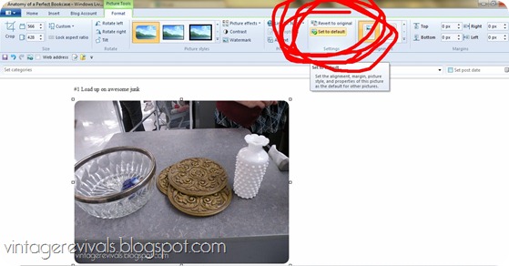 How to save an image in Windows Live Writer