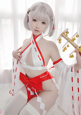 Coser@Asagiriai (愛ちゃん) 巫女服自拍
