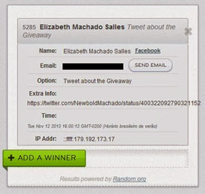 Ganhadora Elizabeth