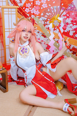 Coser@Byoru Yae Miko x Raiden Shogun