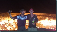 The Odyssey Boys at the crater.