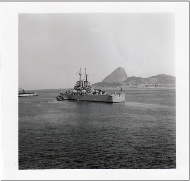 July 9, 1952 Rio de Janeiro, Brazil - View from the S.S. Brazil 