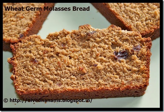 Wheat Germ and Molasses Bread - IMG_3505
