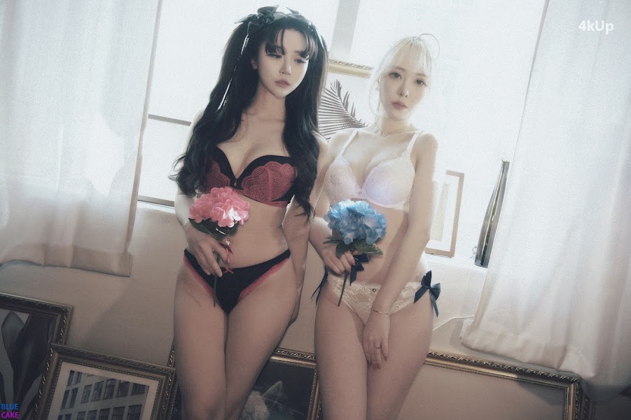 [BLUECAKE] Bomi (보미) & Zia (지아) Fate Saber x Thosaka Rin – Lingerie.Ver