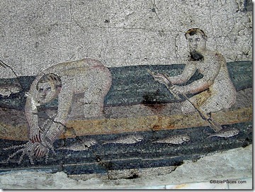 Nude fishermen mosaic, 5th c AD, tb122900316