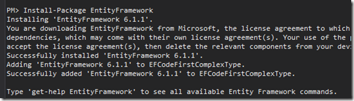 entity-framework-code-first-nuget-package-complex-type