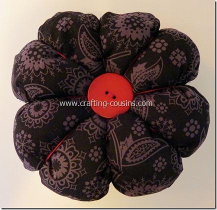 Sew your own flower pincushion tutorial from the Crafty Cousins (38)