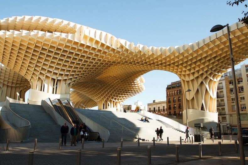 Metropol Parasol: The World's Largest Wooden Structure | Amusing Planet