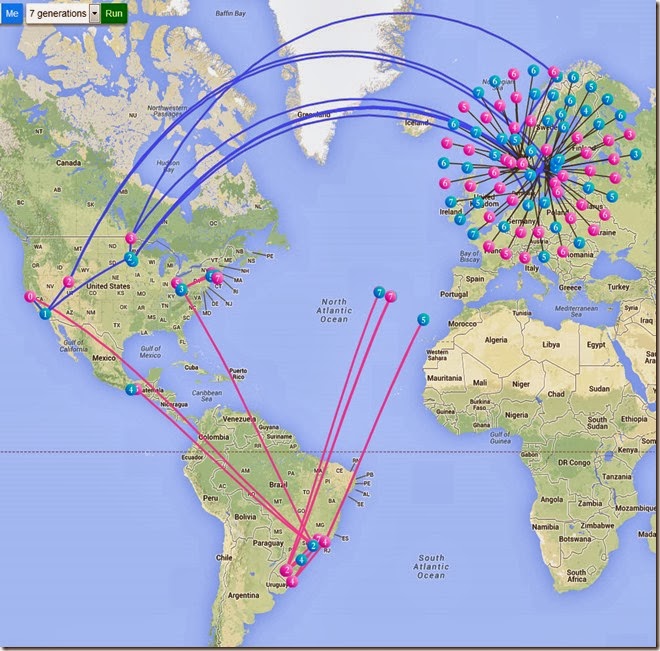 RootsMapper 7-Generation Expanded Pin Results