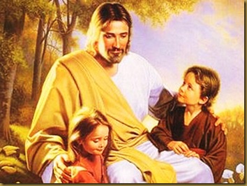 JESUS BENDICE A LOS NIÑOS