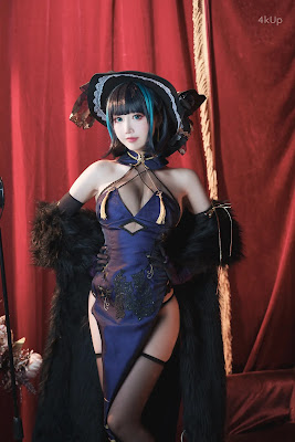 Coser@面饼仙儿 No.108 柴郡旗袍