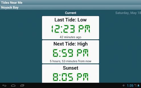 Tides Near Me screenshot for Android