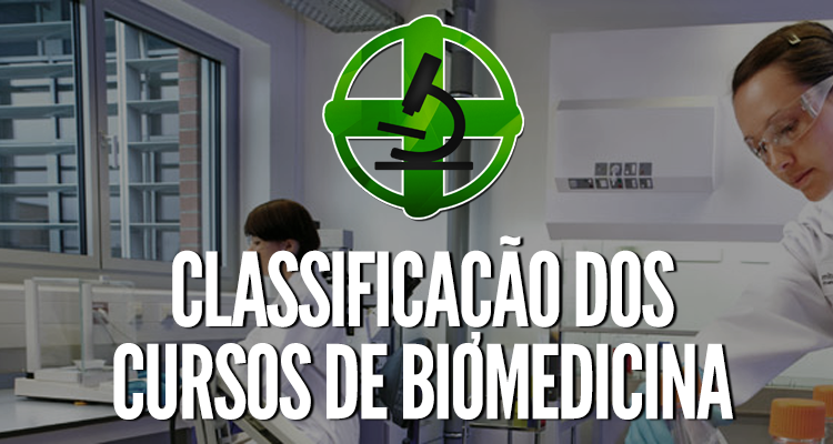 Classificação dos cursos de Biomedicina, segundo o MEC