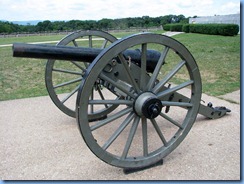 2308 Pennsylvania - Gettysburg, PA - Gettysburg National Military Park - Gettysburg Battlefield Tours - canon at Eternal Light Peace Memorial stop