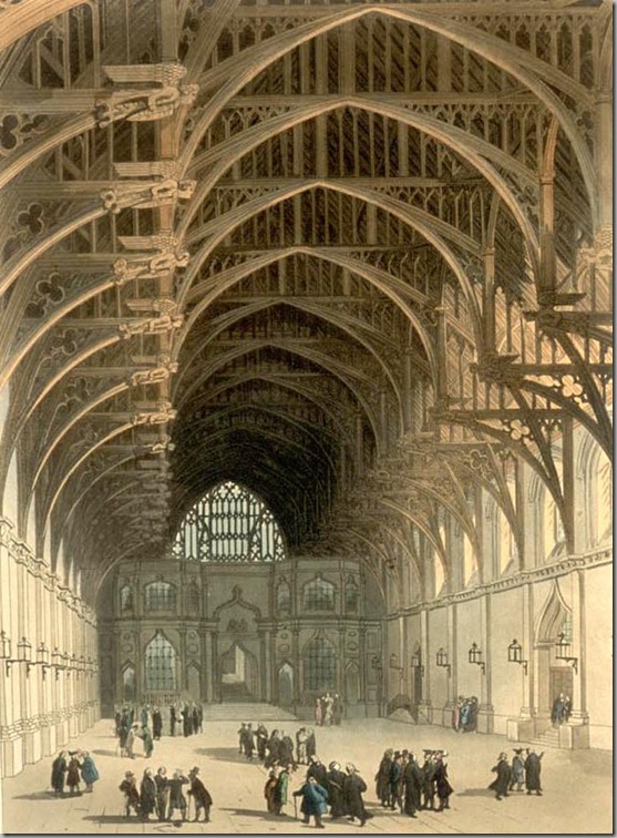 hammerbeam ceiling Westminster_Hall