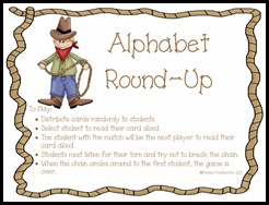 alphabet Round Up
