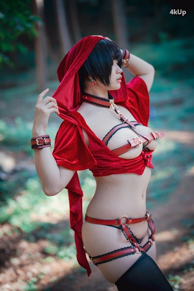 DJAWA Photo – Mimmi (밈미) Naughty Red Hiring Hood