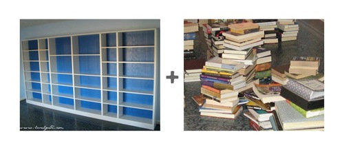 shelf plus books