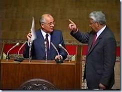 Gorbachev and Yeltsin