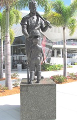 Florida 2013 Ted Williams stature at JetBluePark