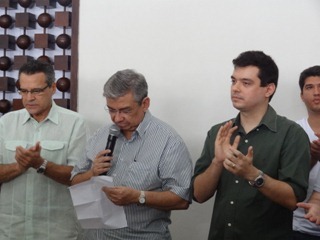 Dep. Henrique , Minst. Garibaldi e Dep. Walter Alves