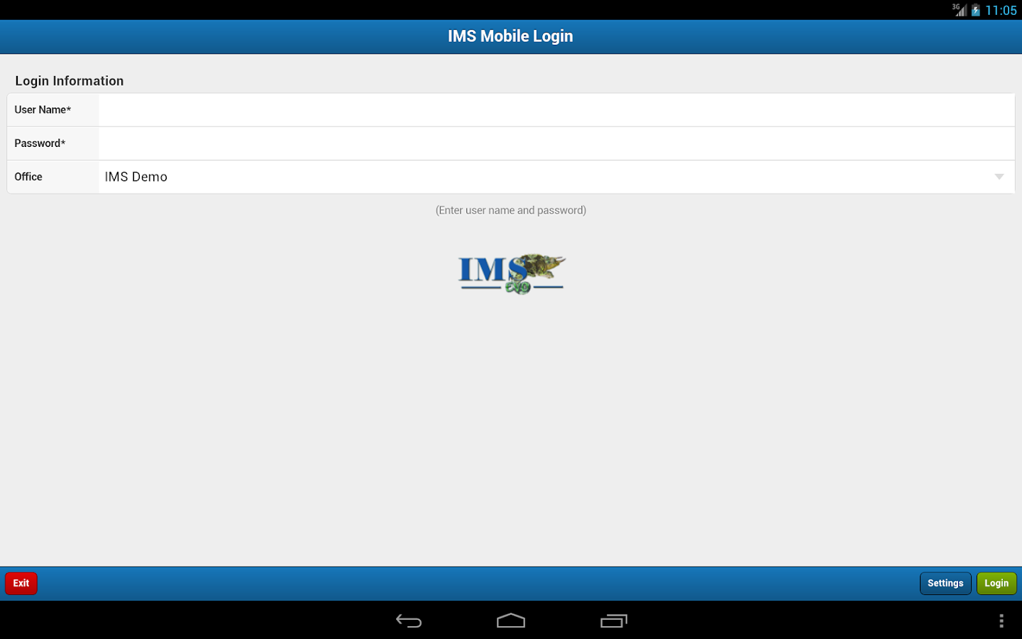   IMS Mobile: screenshot 