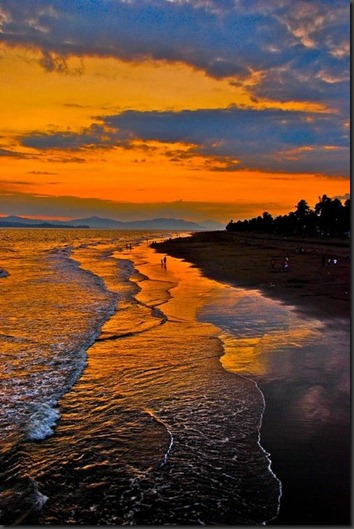 Sunset beach,costa rica