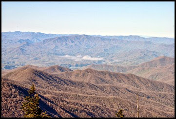 03a - Clingman's Dome Parking Area - the view