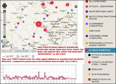 Free State Attacks from Jan2012 AFTER ZUMA SONG up to April 13 2012