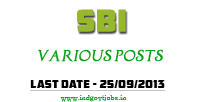 SBI General Insurance Current Openings 2013