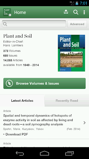 Plant and Soil