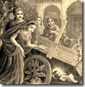 Yashoda and others worried about Krishna