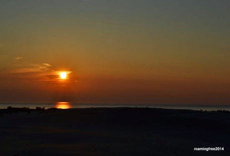 Lake Michigan Dunes Sunset