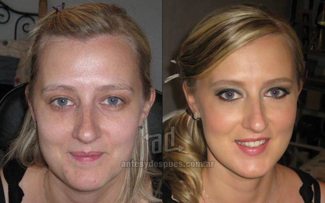 Antes y despues del maquillaje 15