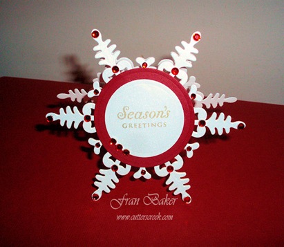 Snowflake Card_Front View