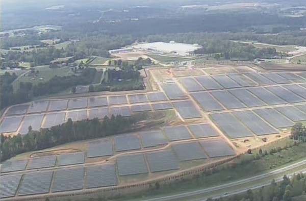 Imagen de los generadores solares de Apple Imagen de los generadores solares de Apple
