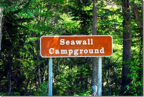 Seawall Sign