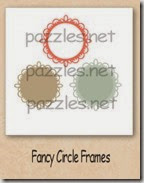 fancy circle frame-200