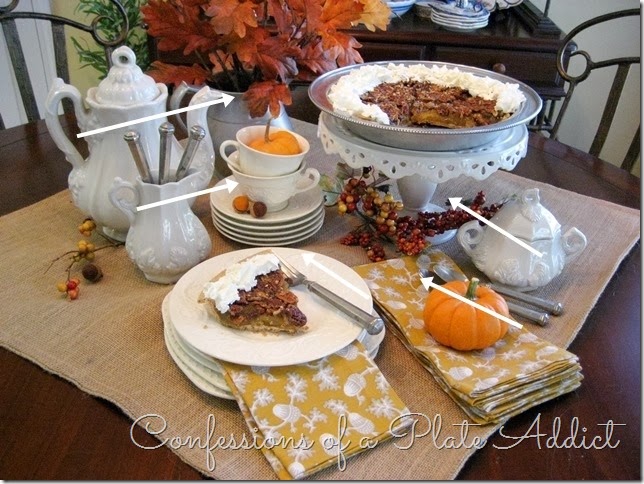 CONFESSIONS OF A PLATE ADDICT Creating a Fall Dessert Table with Arrows