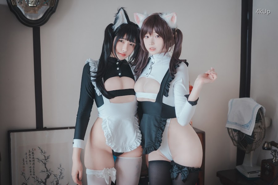 DJAWA Photo – Bambi (밤비) & Sonson (손손) Maid Mansion W