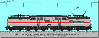 Amtrak PhII gg1