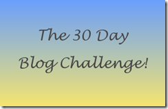 30 day blog header