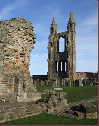October 31st Photograph Ruins Cathedral St Andrews Scotland 02