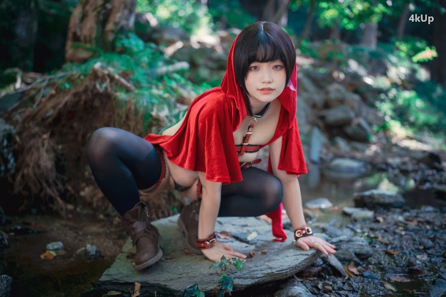 DJAWA Photo – Mimmi (밈미) Naughty Red Hiring Hood