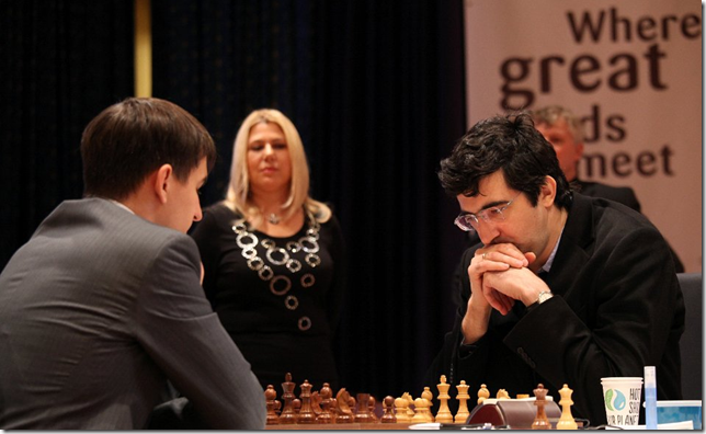 Kramnik vs Andreikin, Game 1 Final WC 2013 Tromso, Norway